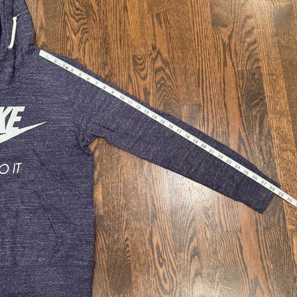 Nike Purple Cowl Neck Lightweight Hoodie Sweatshirt Size Large - Picture 10 of 10